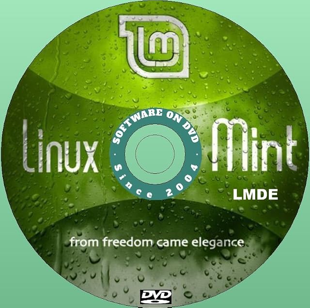 Najnowsza wersja systemu operacyjnego Linux Mint LMDE Debian dla komputerów PC na płycie DVD