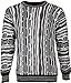 Produktbild CASCALLO Strickpullover Herren | Style: Aurelio | Gestrickter Luxus Designer Rundhals-Pullover (XL)