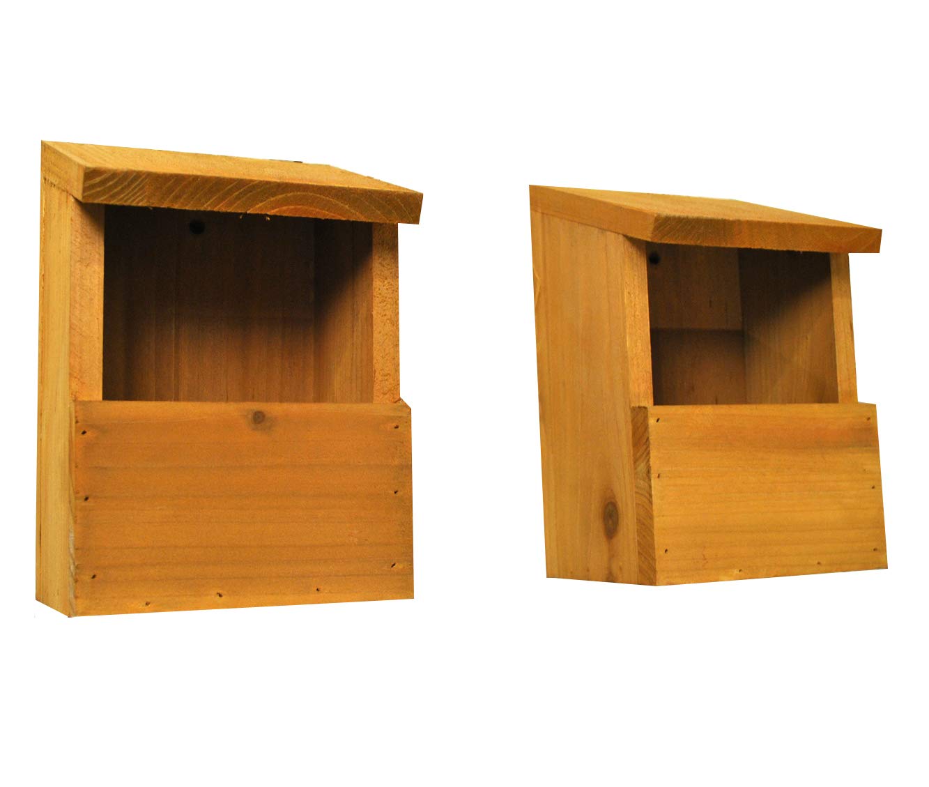 Selections Wooden Robin Bird Nest Box House (Pack of 2)