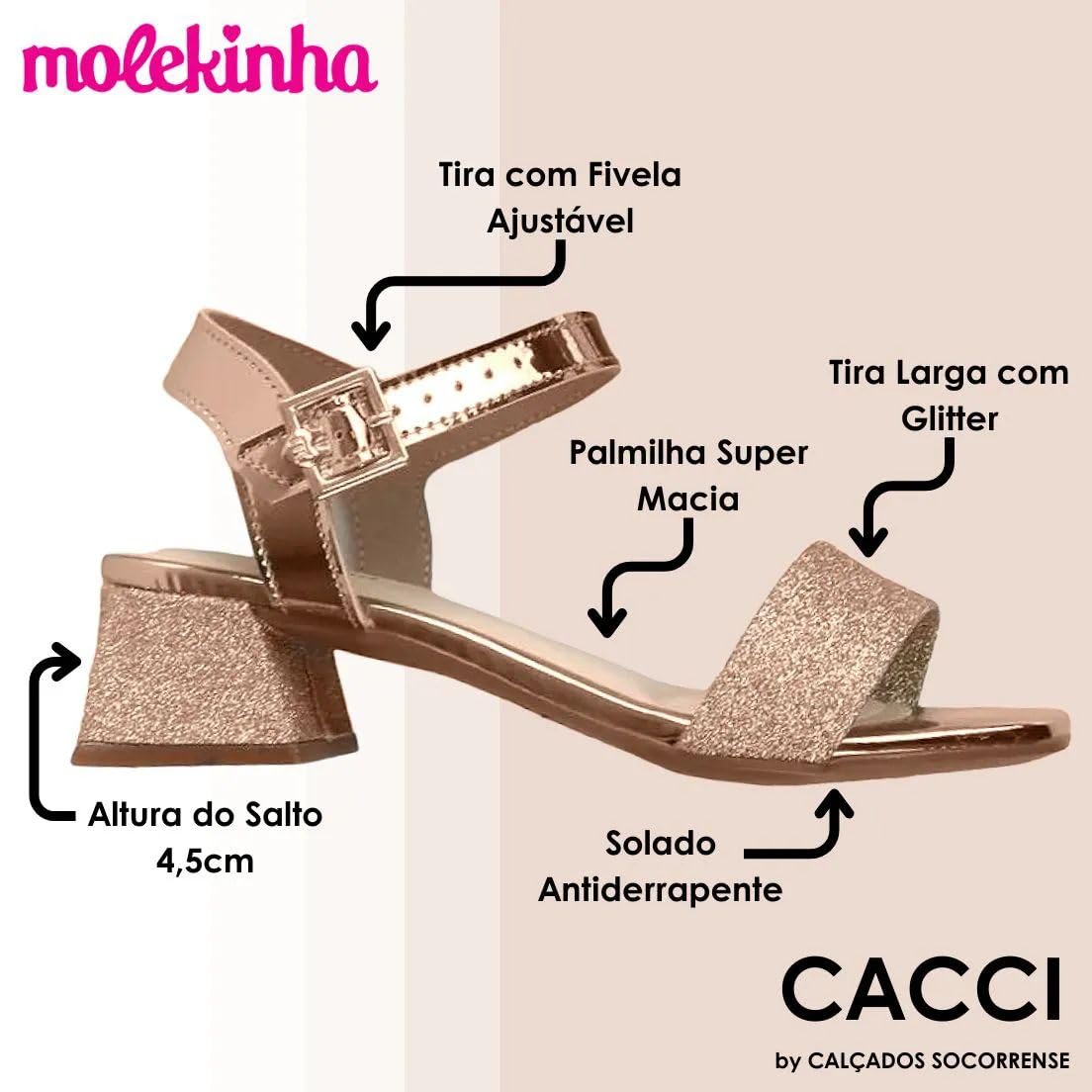 Sandália Molekinha Mk24-23471 em promoção! Veja a oferta e mais achadinhos de Sandálias & Chinelos Infantis 5 Hoje é o melhor dia para comprar Sandália Molekinha Mk24-23471 com aquele preço maroto! Promoção! Aproveite a oferta! 5
