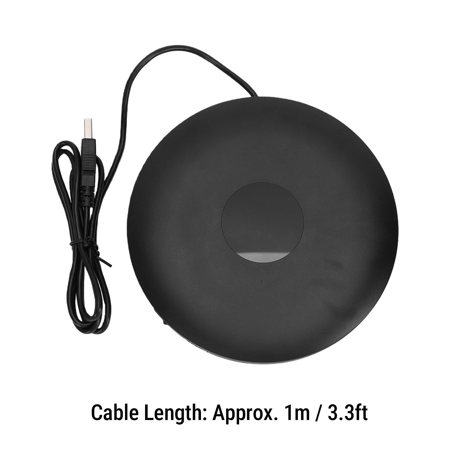 AMONIDA Lettore CD Portatile per Auto Bluetooth per Veicoli Senza unità CD Riproduzione Musicale Multiformato Materiale ABS