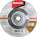 Makita A-95990 5" x 1/4" x 5/8-11" Hubbed INOX Grinding Wheel, 36 Grit