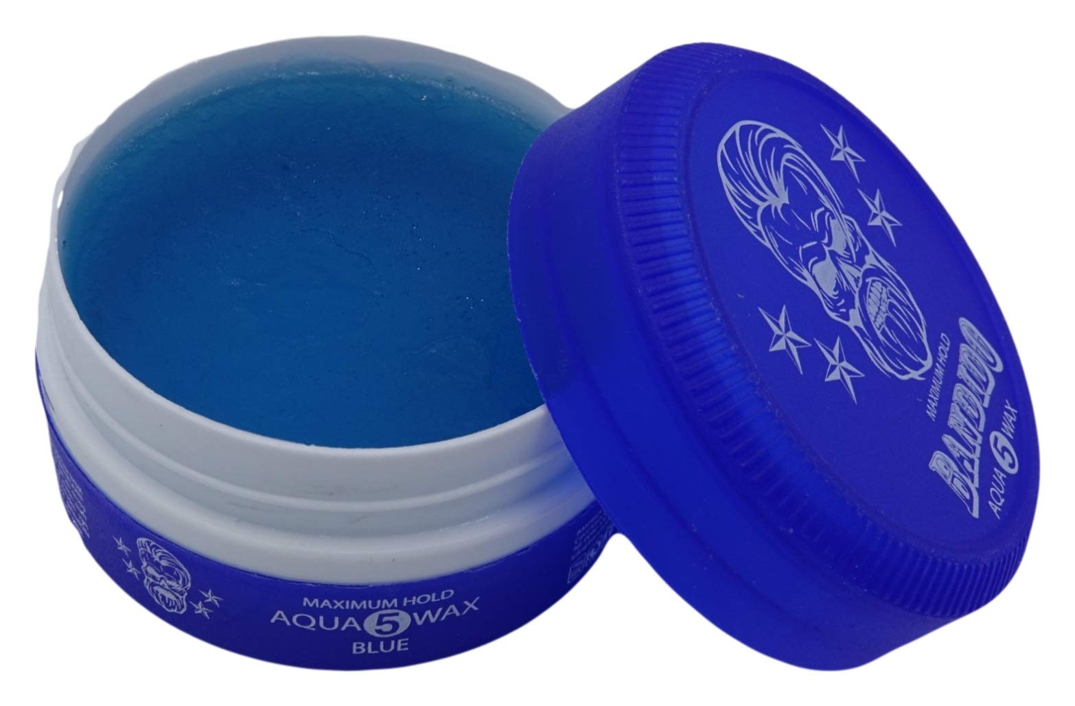 Bandido Aqua Hair Wax Nr.1-8 Matt Fiber Haarwachs Haar Styling Wachs Herren Haargel 150ml Gel Wax Haarwax Matte Look natürliches aussehen Starker Halt für jedes Styling Friseur bedarf (6x, Nr.5)