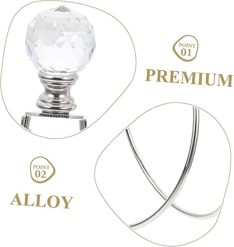 Miniatura 6 de GRIRIW 2 juegos de clip de lámpara pantalla de lámpara redonda soporte de bombilla marco de cuerno pesado lámpara estándar barra luz sombra arpa