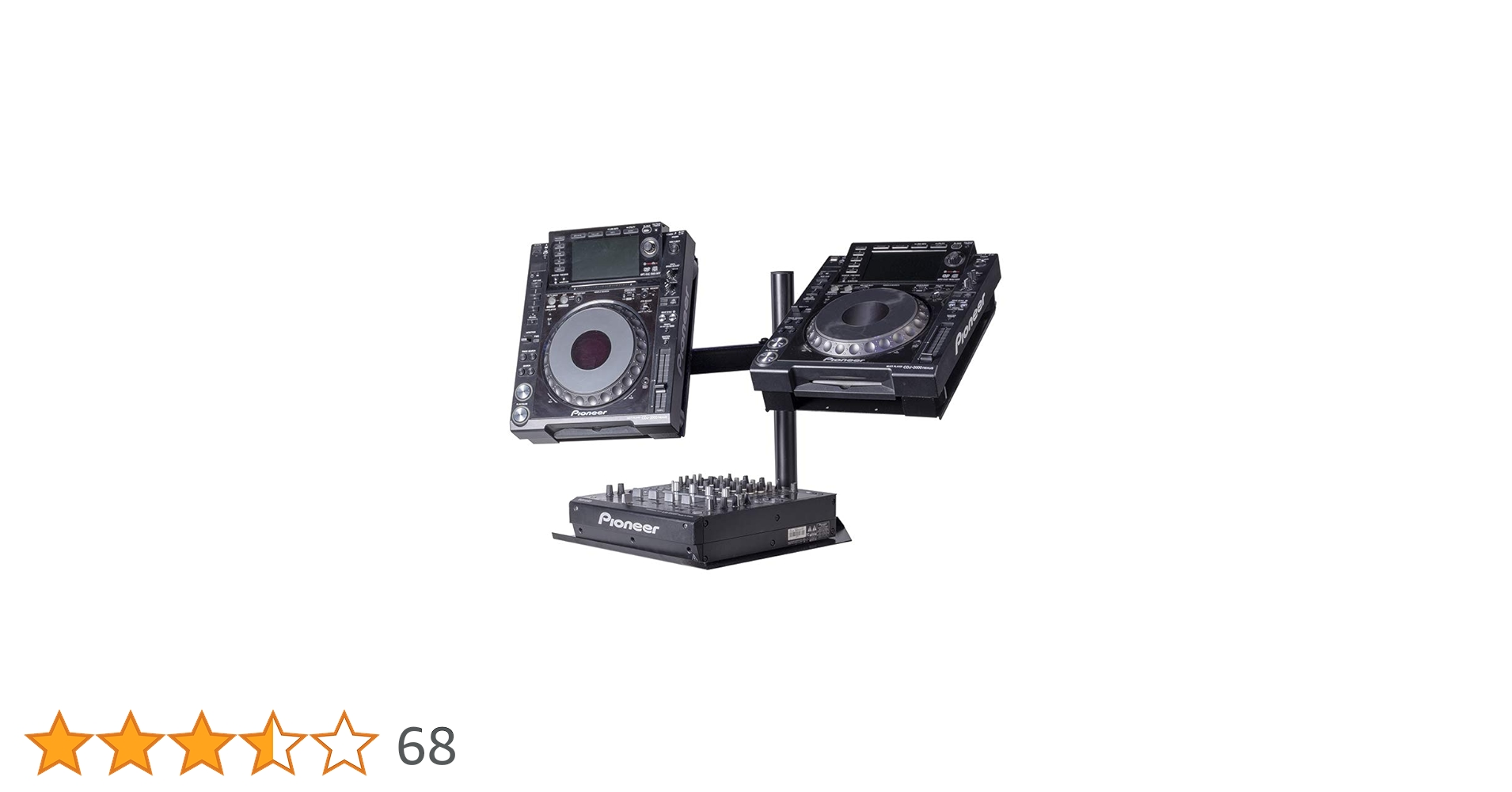 CDJスタンド 2個セット CDJスタンド2台セット CDJ用スタンド/台】KIKUTANI DJ-CD 2台