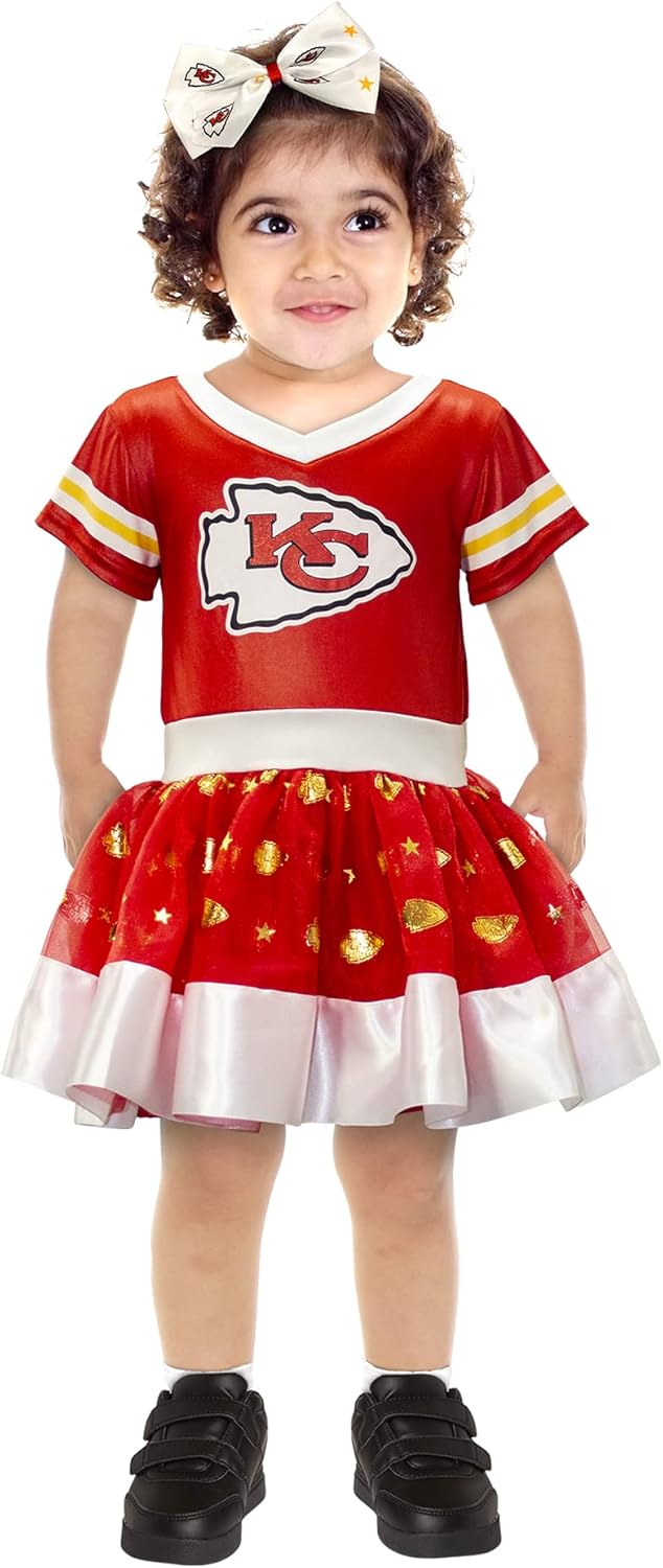 MODERN HERO Toddler Girl's NFL MVP Tailgate Tutu Dress Costume