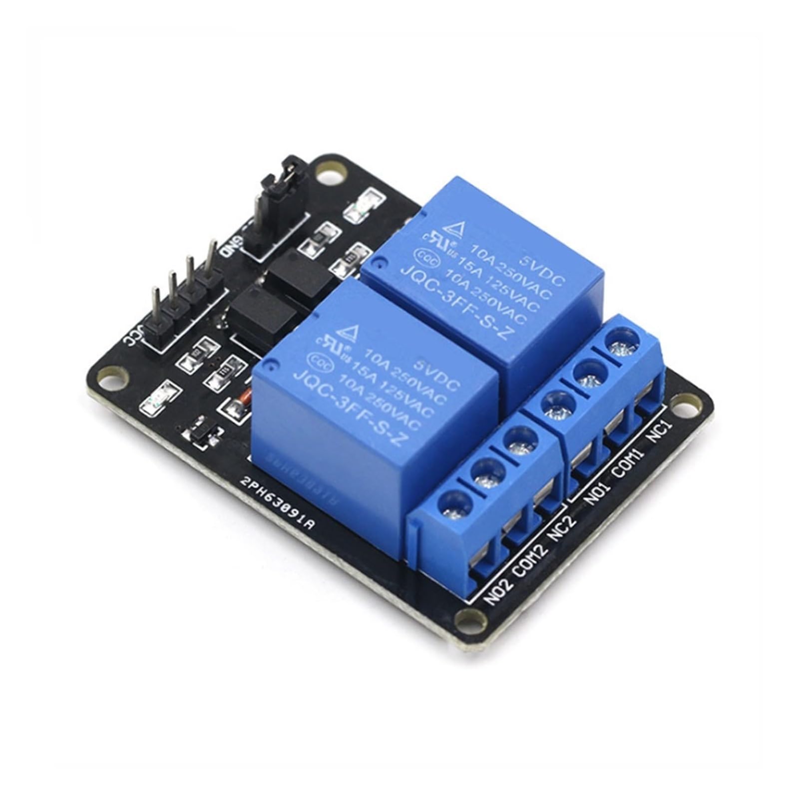 Module de relais 12V 2 voies NISZA isolé par optocoupleur anti-parasite