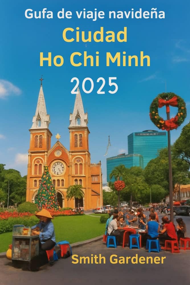 Guía de viaje navideña de Ciudad Ho Chi Minh 2025 : Itinerarios, barrios, mapas, comida callejera y consejos para ahorrar en Navidad en Vietnam (Spanish Edition)