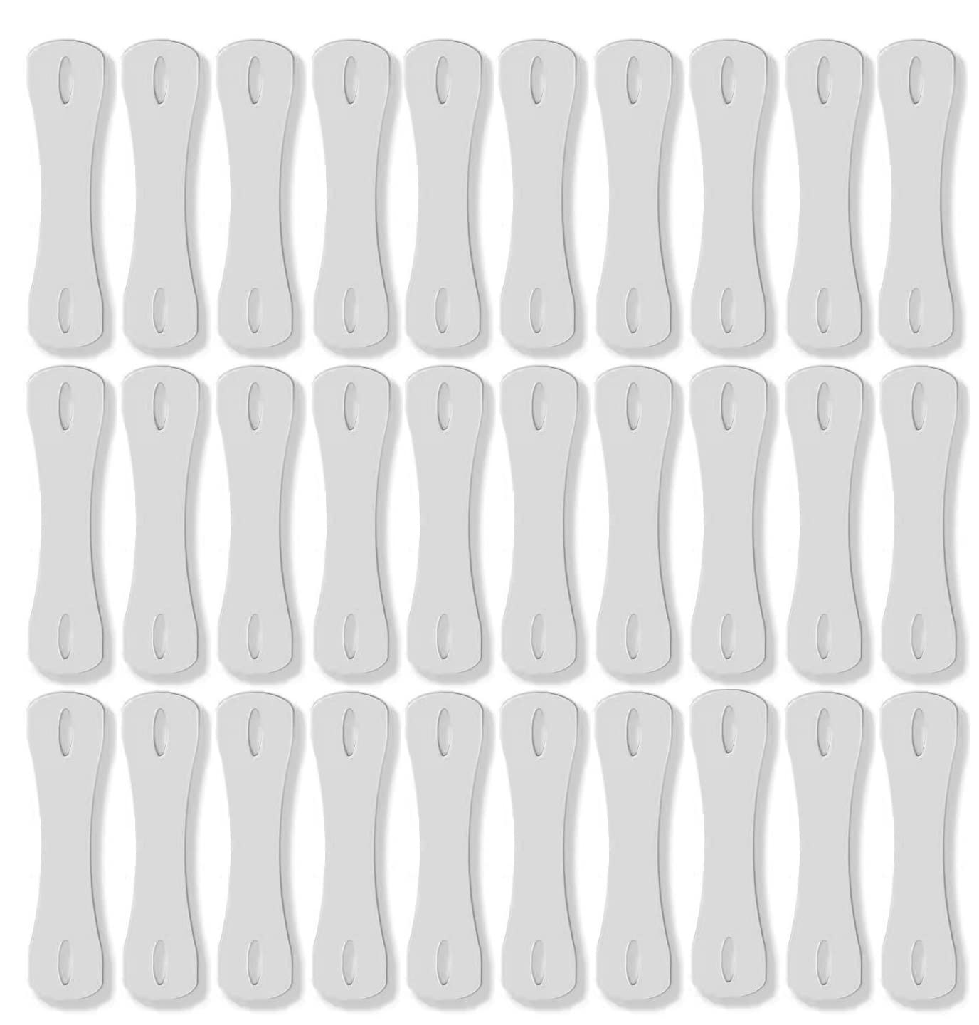 Clip de corbata invisible para hombre soporte de plástico transparente general ajustable 8
