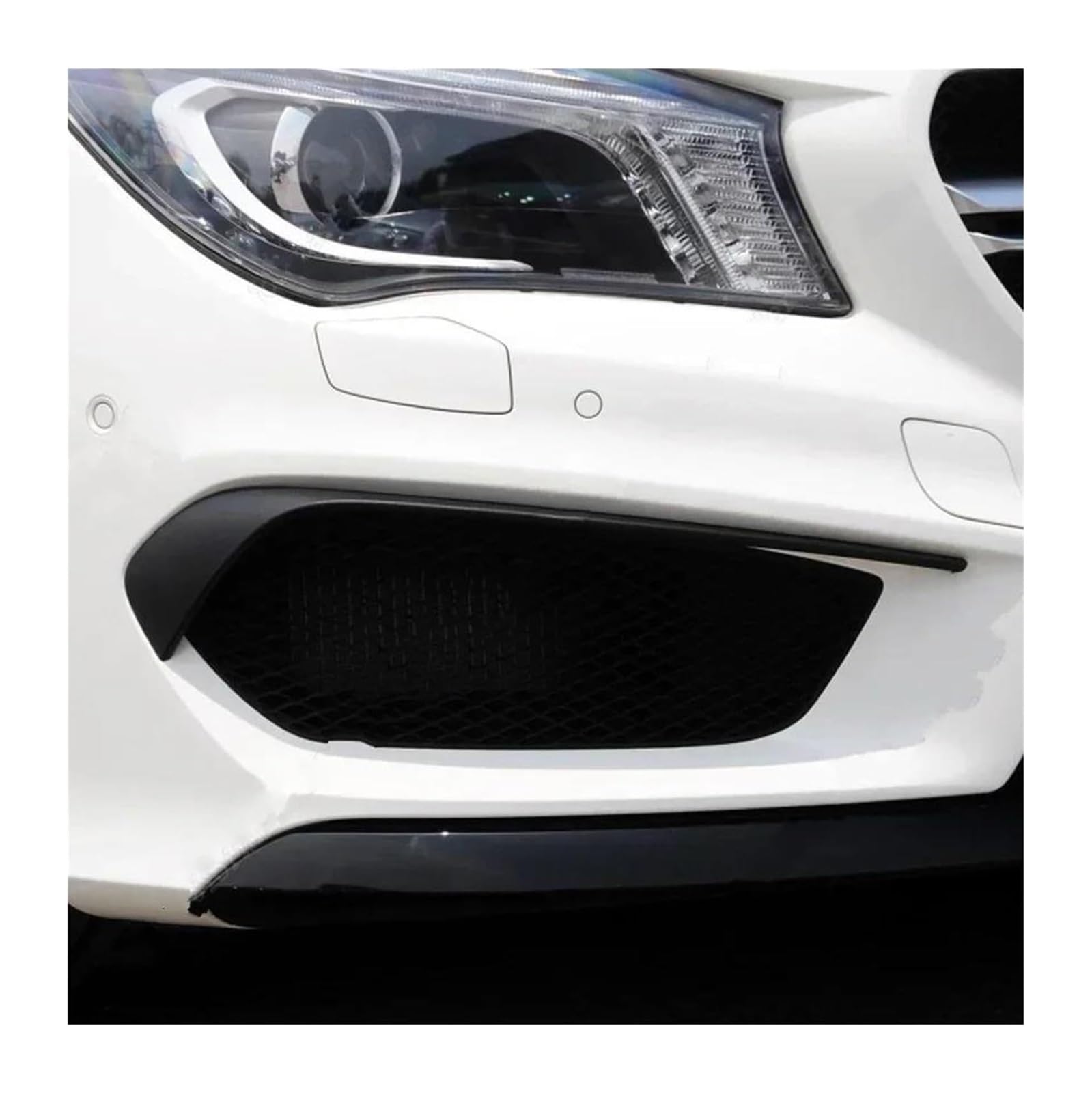 Front Lippe Für Benz Für CLA Klasse W117 C117 Für CLA45 Für CLA200 220 250 Für AMG 2013-2015 Spoiler Front Stoßstange Air Vent Outlet Abdeckung Trim Splitter