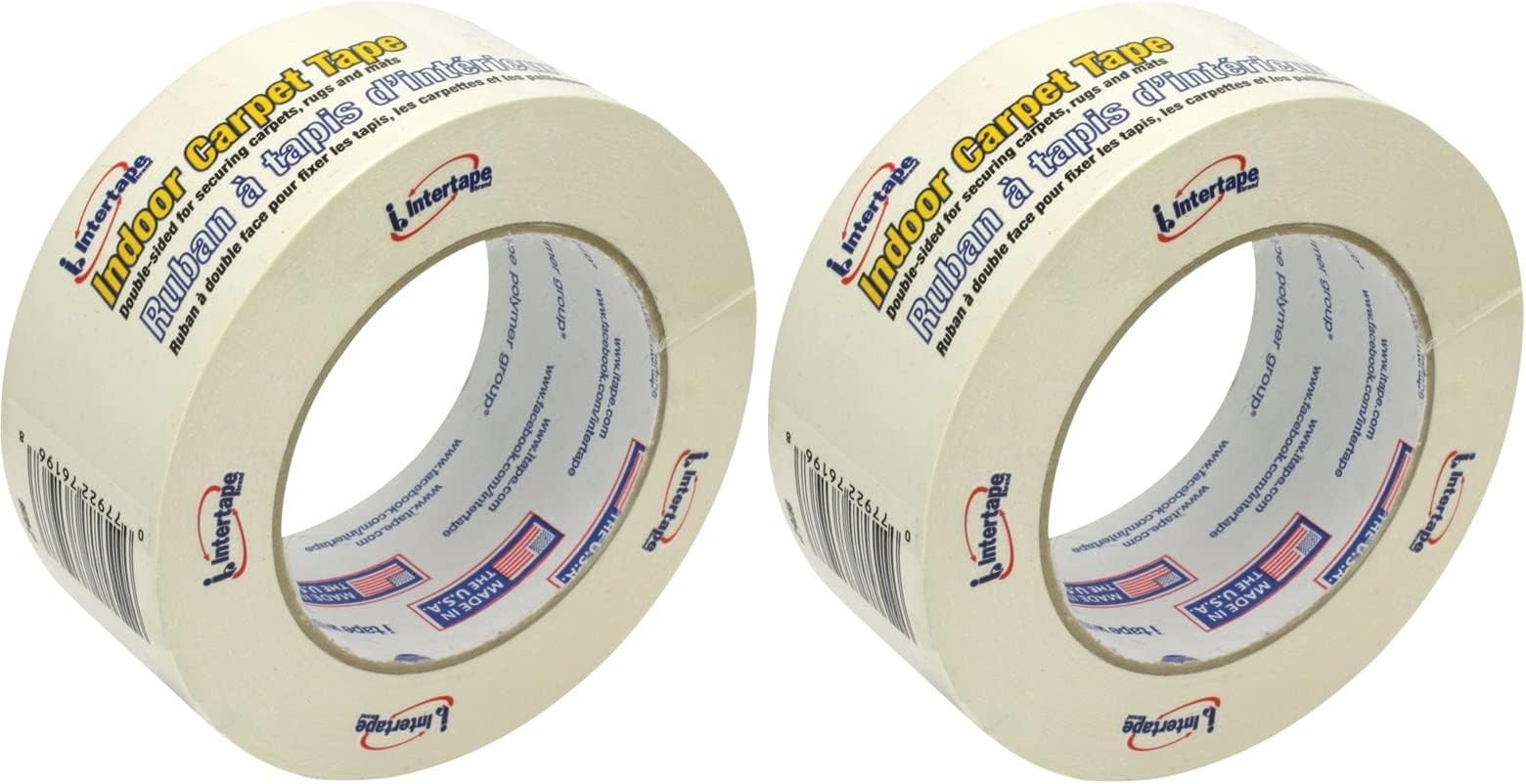Intertape Polymer Group76196 1.88" X 36 Yards White Double-Sided Indoor Carpet Tape