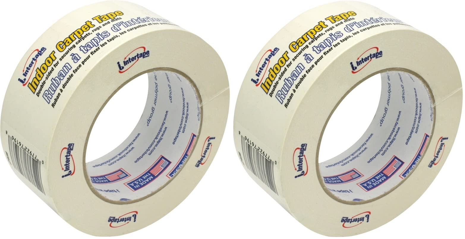 Intertape Polymer Group76196 1.88" X 36 Yards White Double-Sided Indoor Carpet Tape