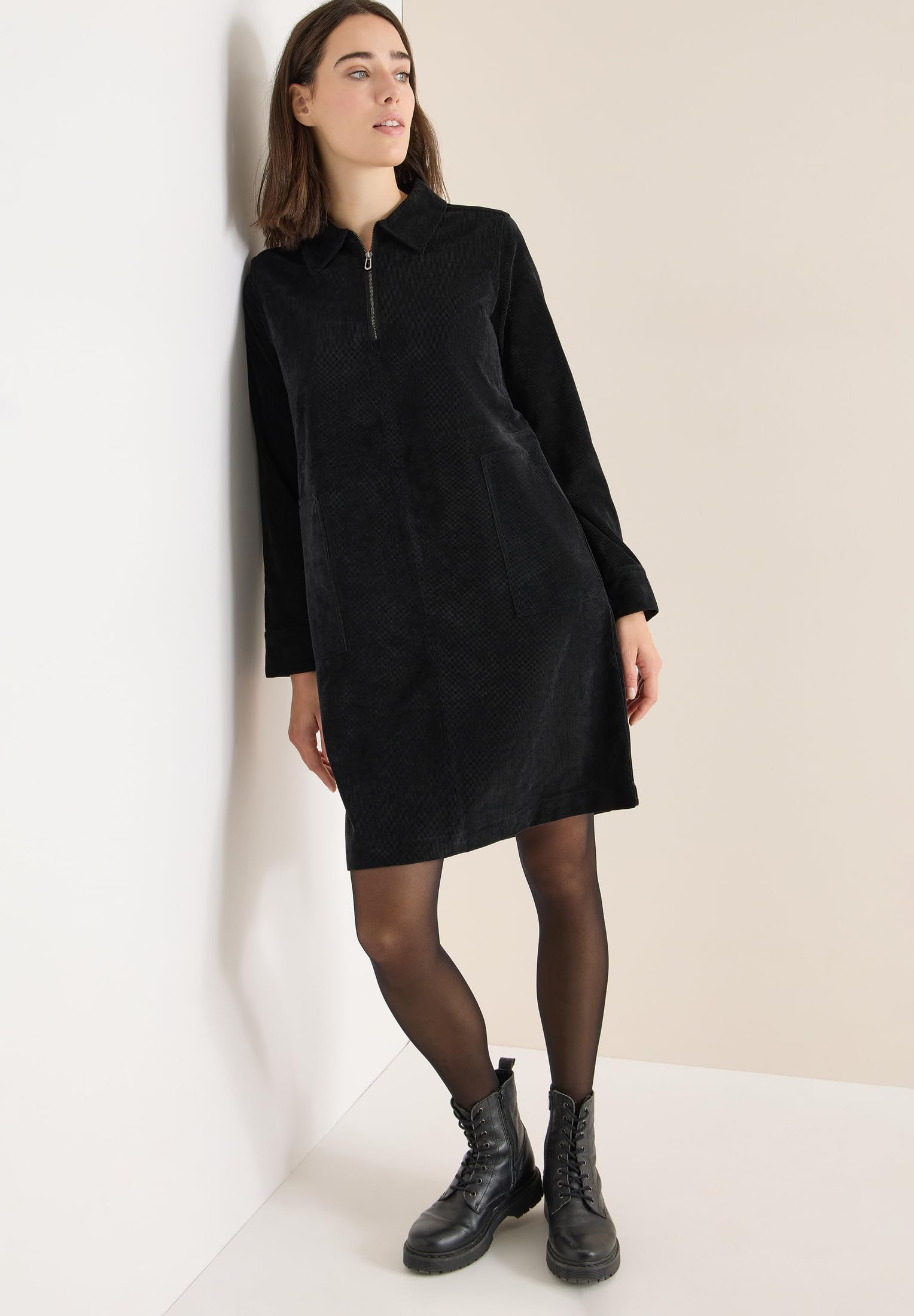 Cecil Damen Cordkleid mit Zipper