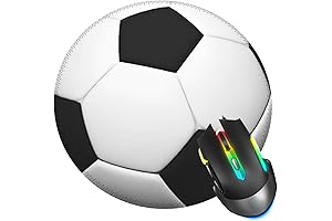 Soccer Desk Accessories: Premium Soccer Ball Mouse Pad for a Winning Game