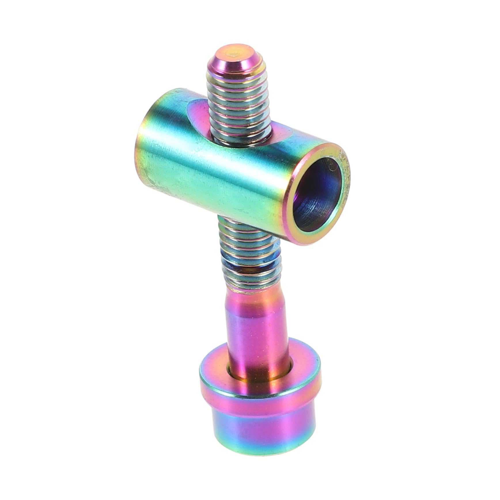 GRIRIW Bicycle Titanium Bolts Seatpost Fixed Bolt Round Head Titanium Seatpost Clamp for Bicycle Seat Tube Universal Compatibility