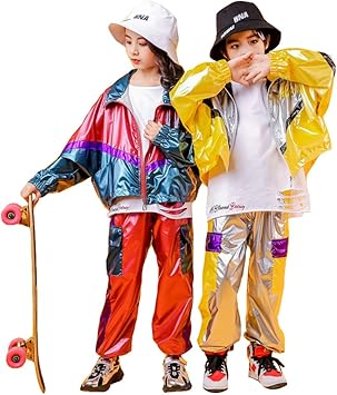 Amazon Co Jp キッズ ダンス衣装 ダンスウェア かっこいい 男女兼用 Hiphop ヒップホップ 男の子 女の子 ジャズダンス セットアップ ジュニア お揃い チアガール 応援団 ステージ衣装 練習着 かっこいい 派手 演出服 野球 運動着 レッド上下セット 130 服