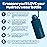 Hydracy Water Bottle with Time Marker -Large Half Gallon 64 oz BPA Free & No Sweat Sleeve -Leak Proof Gym with Fruit Infuser Strainer & Times to Drink -Ideal for Sports & Outdoors