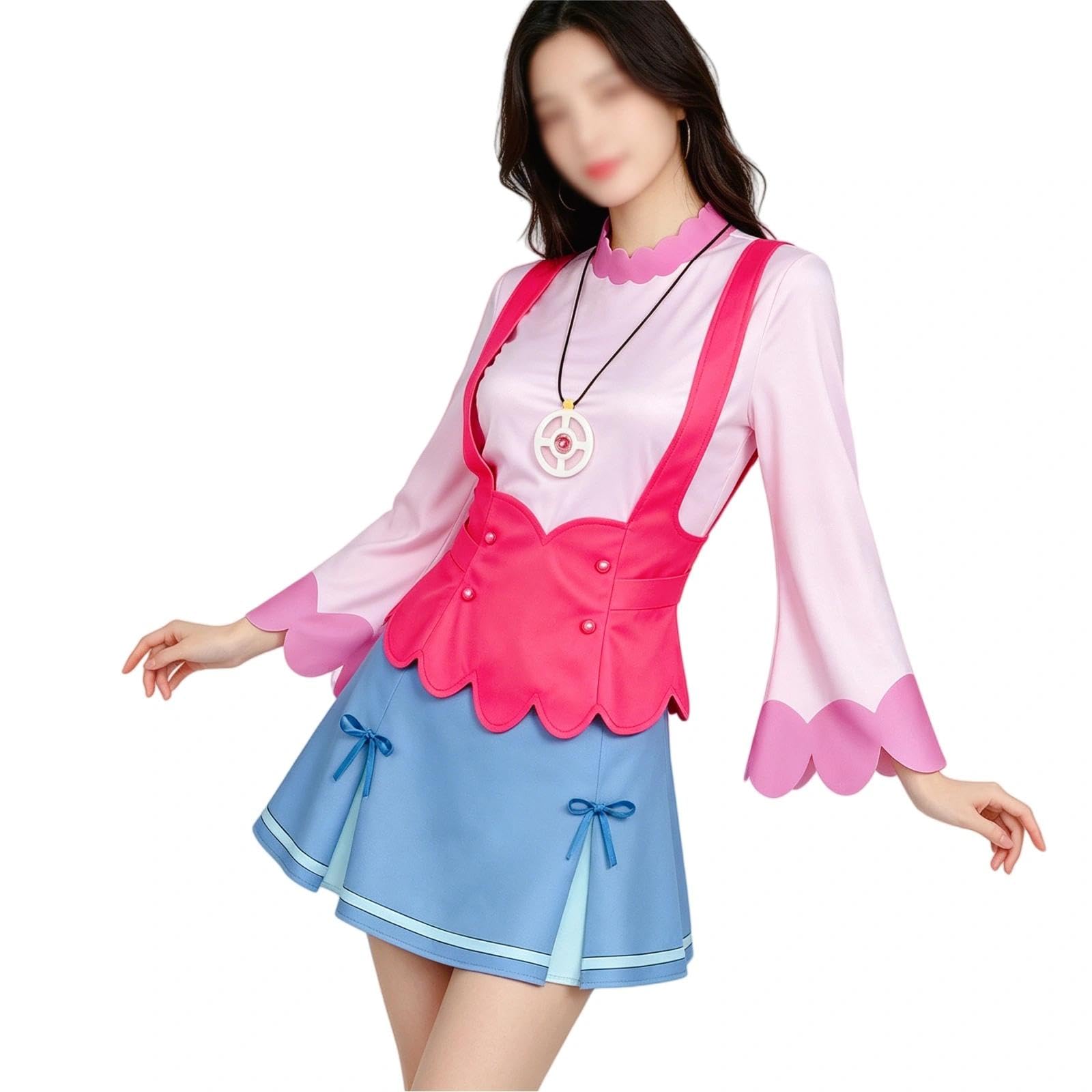 Halloween Kostüm für Erwachsene, Karneval Rollenspiel Cosplay Komplettset – Akechi Anna Stil