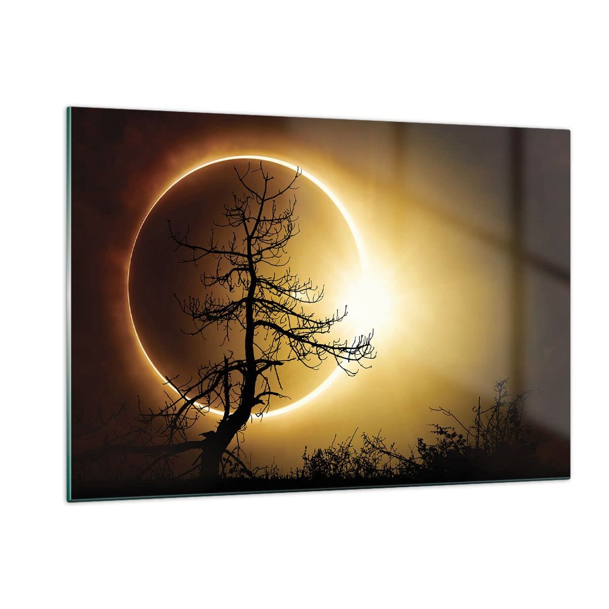 Bilder auf Glas 120x80cm Wandbild Glasdruck Weltraum Landschaften - 4349