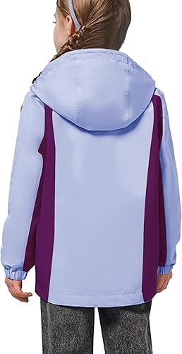 Miniatura 3 de Chaqueta de esquí impermeable para niñas, chaqueta de snowboard para exteriores, resistente al viento, con forro polar, abrigo de nieve cálido de