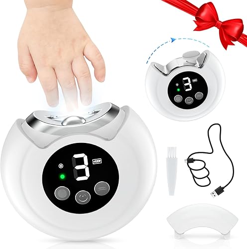 Cortaúñas, recortador de uñas con 3 velocidades, cortaúñas para bebé