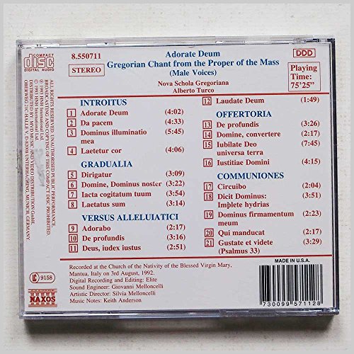 Adorate Deum / Gregorian Chant from the Proper of
