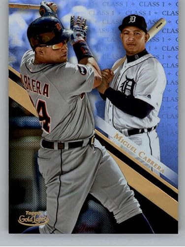 2019 Topps Gold Label Class One #24 Miguel Cabrera NM-MT Detroit Tigers - Tarjeta de intercambio de béisbol