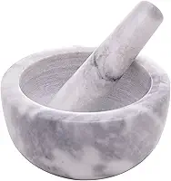 LYOR - Conjunto Pilão e Socador de Mármore Marin 12cm x 6cm
