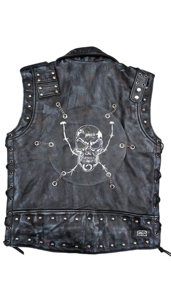 Halle15Clothes - Steampunk Lederweste - Lederkutte