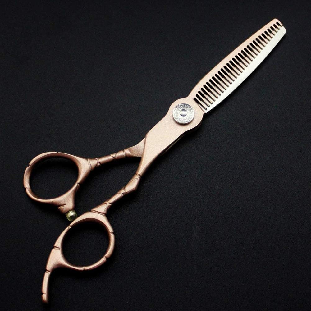 Kit da Barbiere, Forbici Professionali per Il Taglio dei Capelli, Forbici a Caldo per Parrucchieri, Taglio Piatto da 6 Pollici