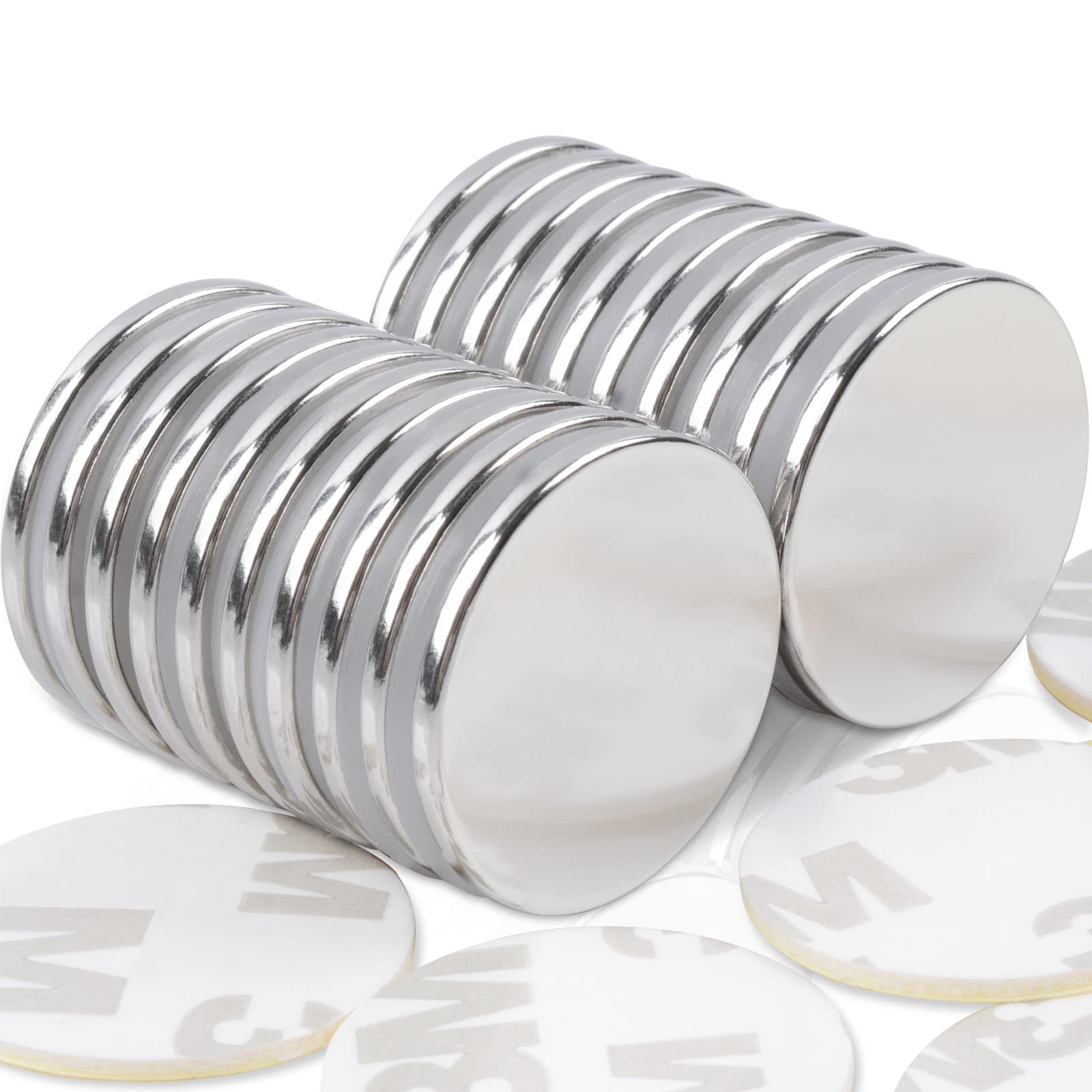 MAGXCENE 100 Pcs Neodymium Magnet, 8 x 1mm Tiny Strong Small Round Magnets with Adhesive, Rare Earth Magnets Strong for Industrial Fridge Whiteboard — Amazon image 15