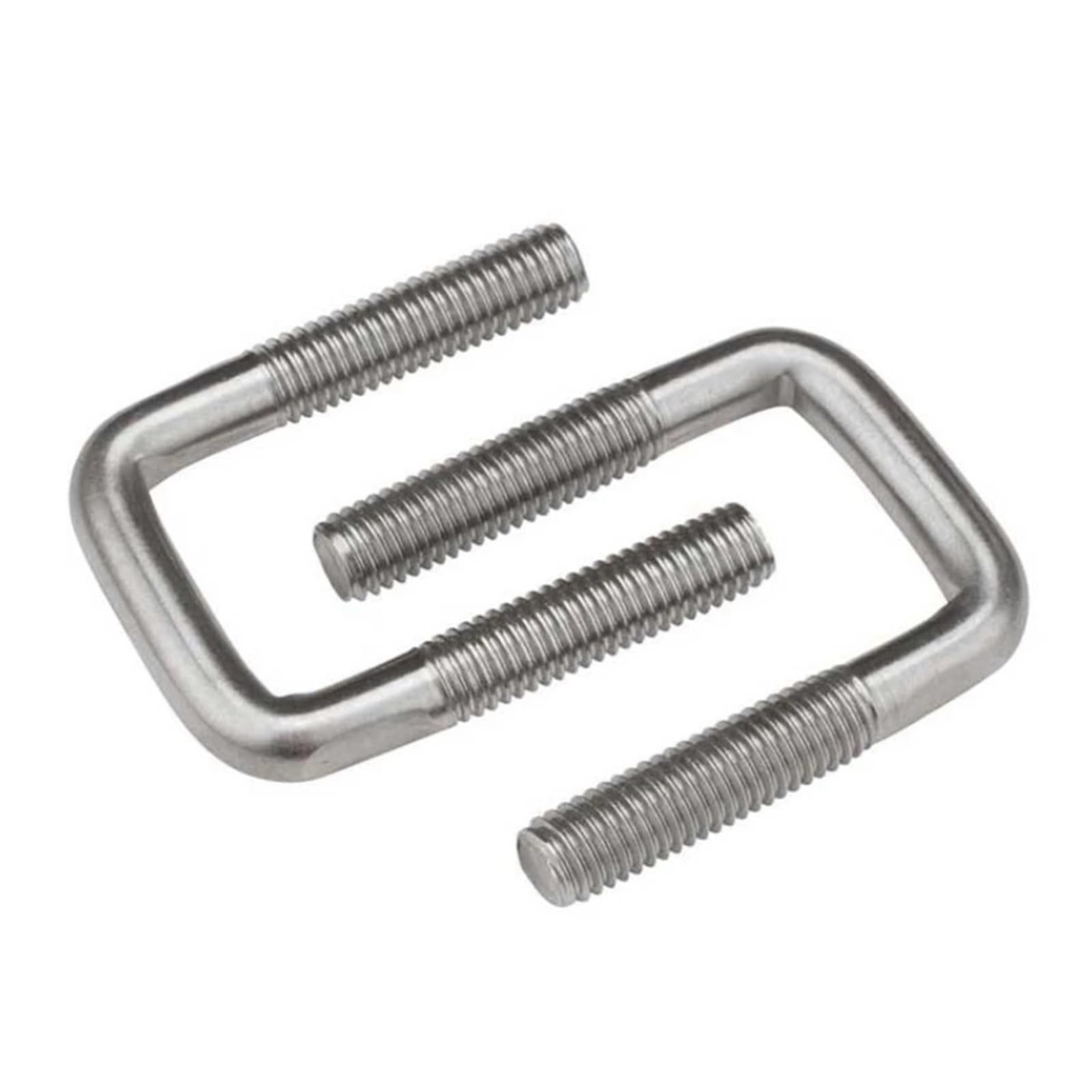 perno en U industrial, Tornillo en U cuadrado de ángulo recto acero inoxidable 304 M6 M8 M10 for sujeción tuberías(M10x60x100-1pcs)