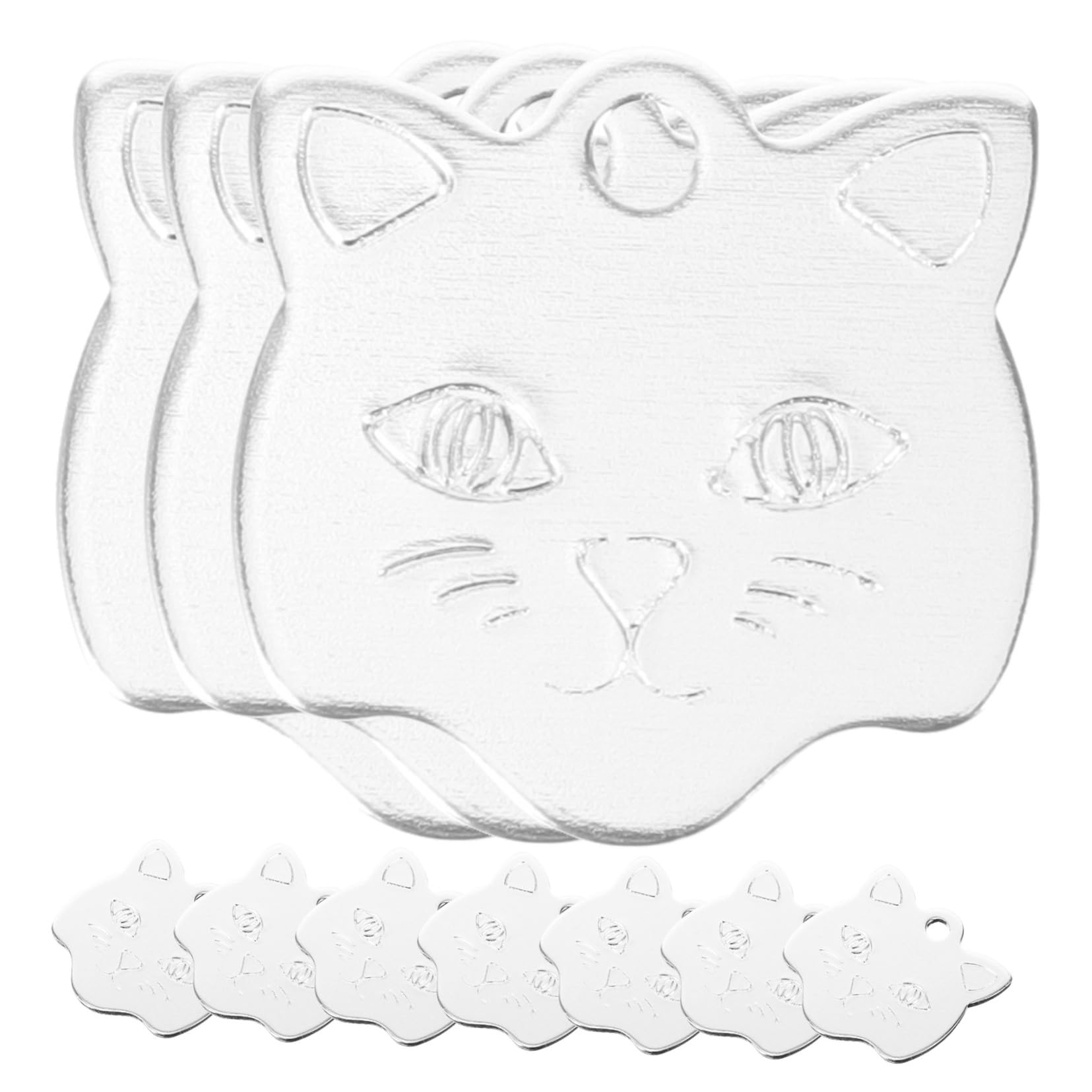 UPKOCH 5 Set Medaglietta Per Animali Domestici Da Targhette Identificative Personalizzabili Per Accessori Per Animali Per Incisione 10 Pezzi*5