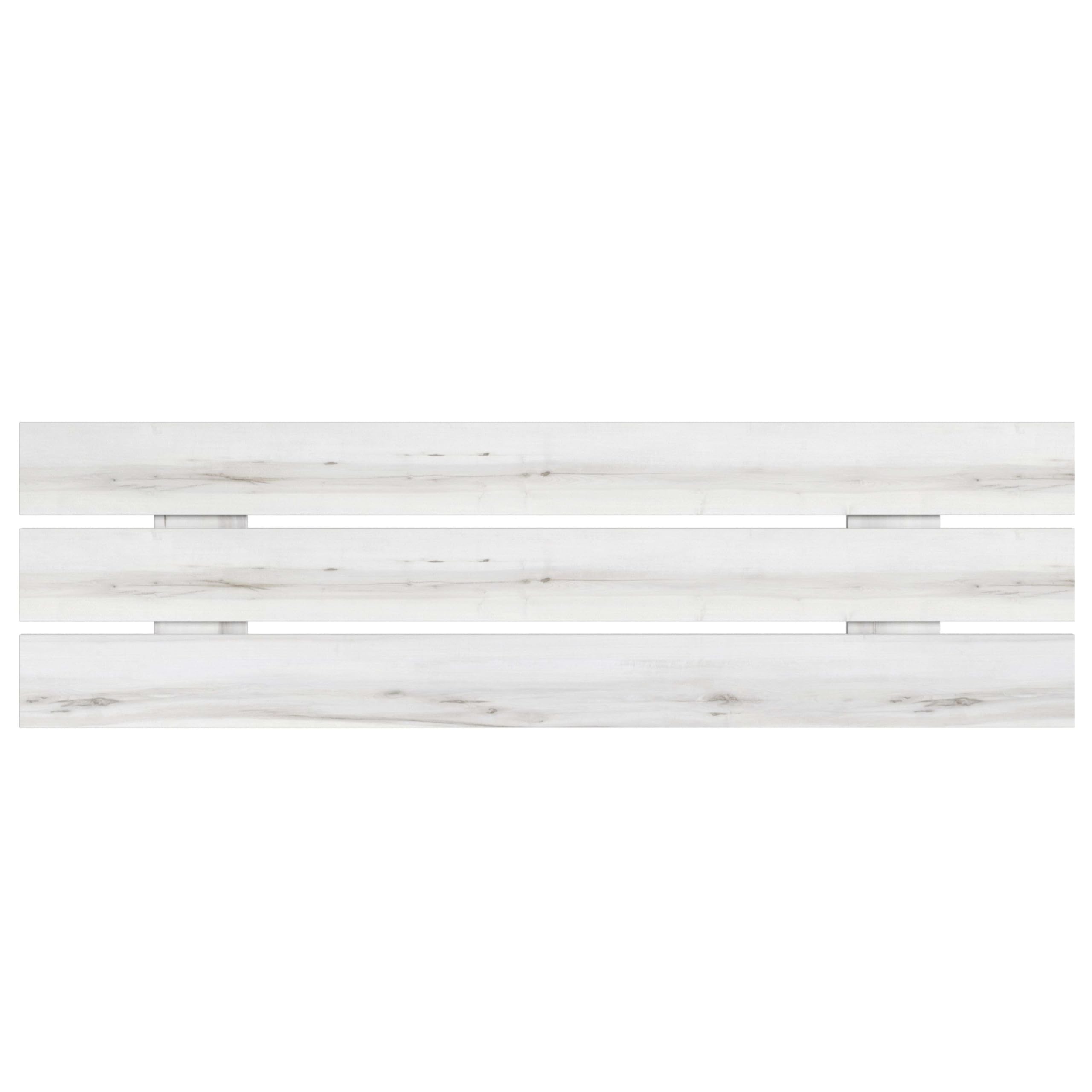 Cabecero para Somier 135 cm o 150 cm Cabezal Cama Matrimonio Moderno Lucca en Blanco Albo