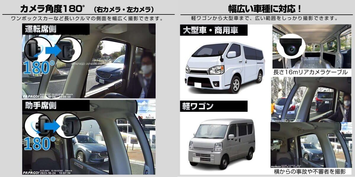 Amazon | 4カメラ ドライブレコーダー GoSafe 640GE GS640GE-64GB 前後