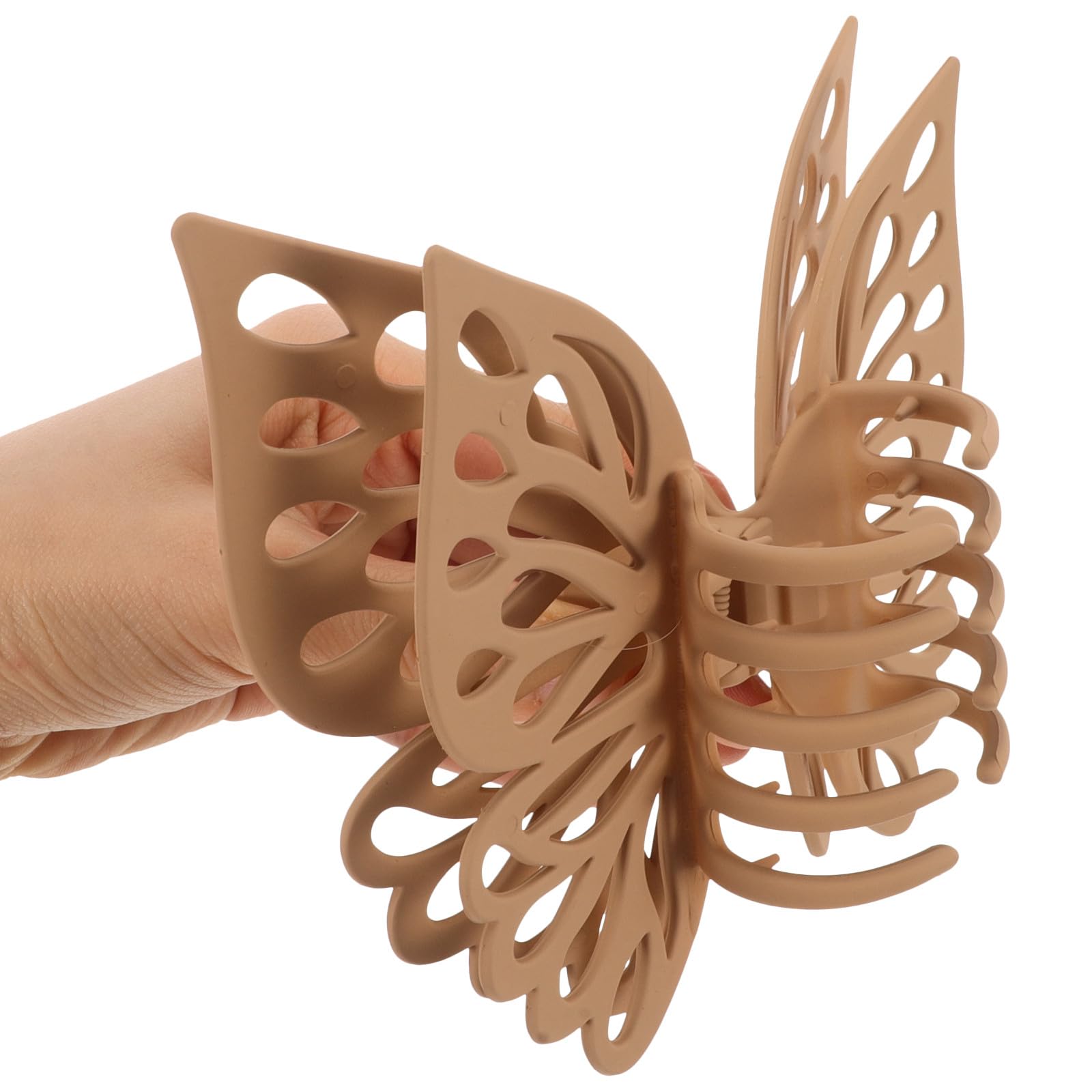Artibetter Große Schmetterlings Haarklammern Starke Haarspangen Zufällige Farbe 8 Stück aus Ps und Abs für Dickes und Langes Haar Geeignet für Geburtstage und Hochzeiten