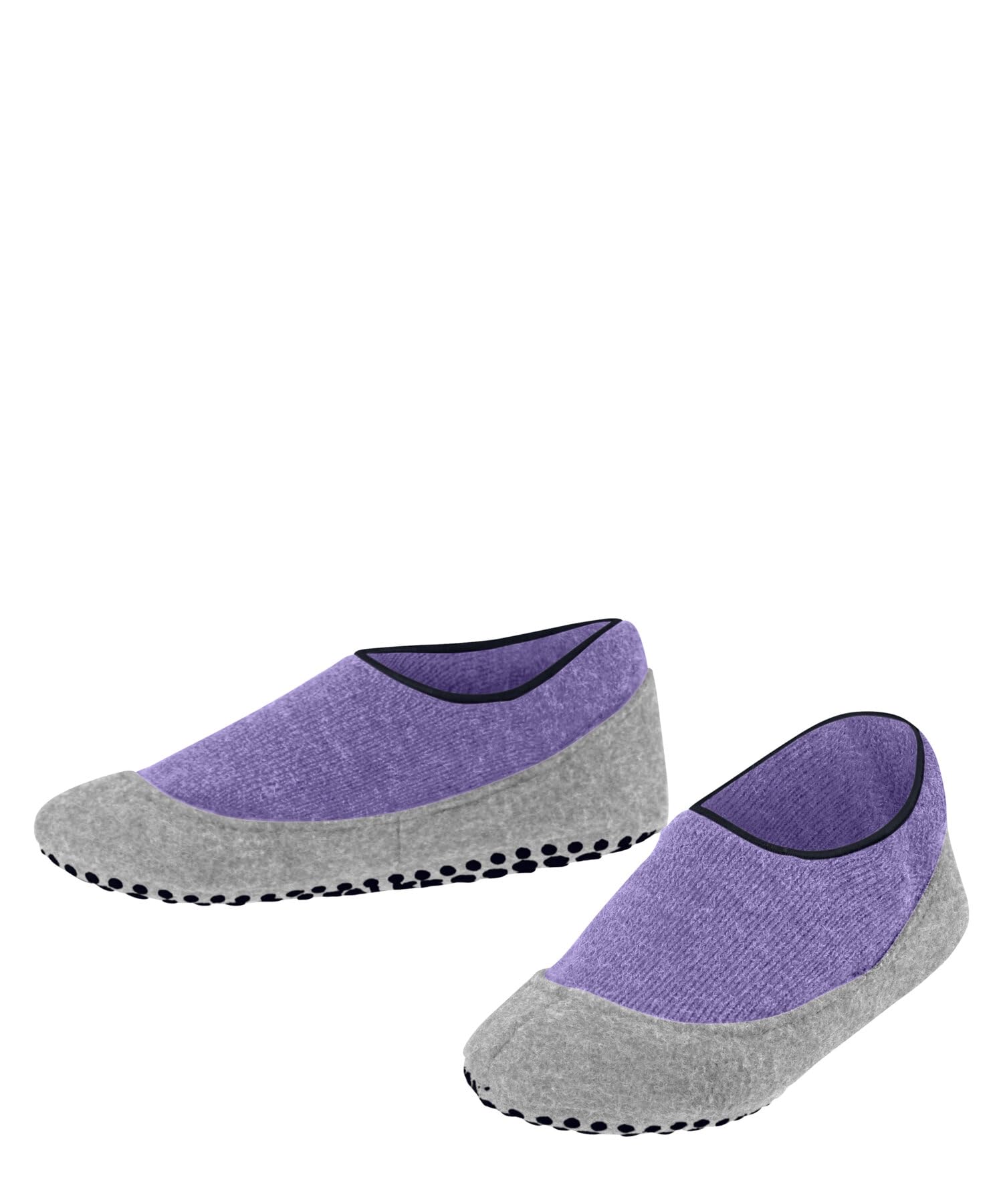 FALKE unisex niños Cosy Slipper calcetín pantufla antideslizante nubs impreso en suela agarre mejorado caliente interior de felpa transpirable regulación del clima antiolores lana 1 par