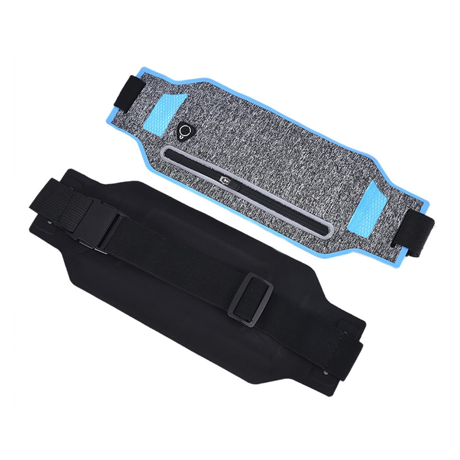 1pc Running Sport Bum Bag Pack Reise Bauch Taille Geldgurt Zip Wanderbeutel Brieftasche