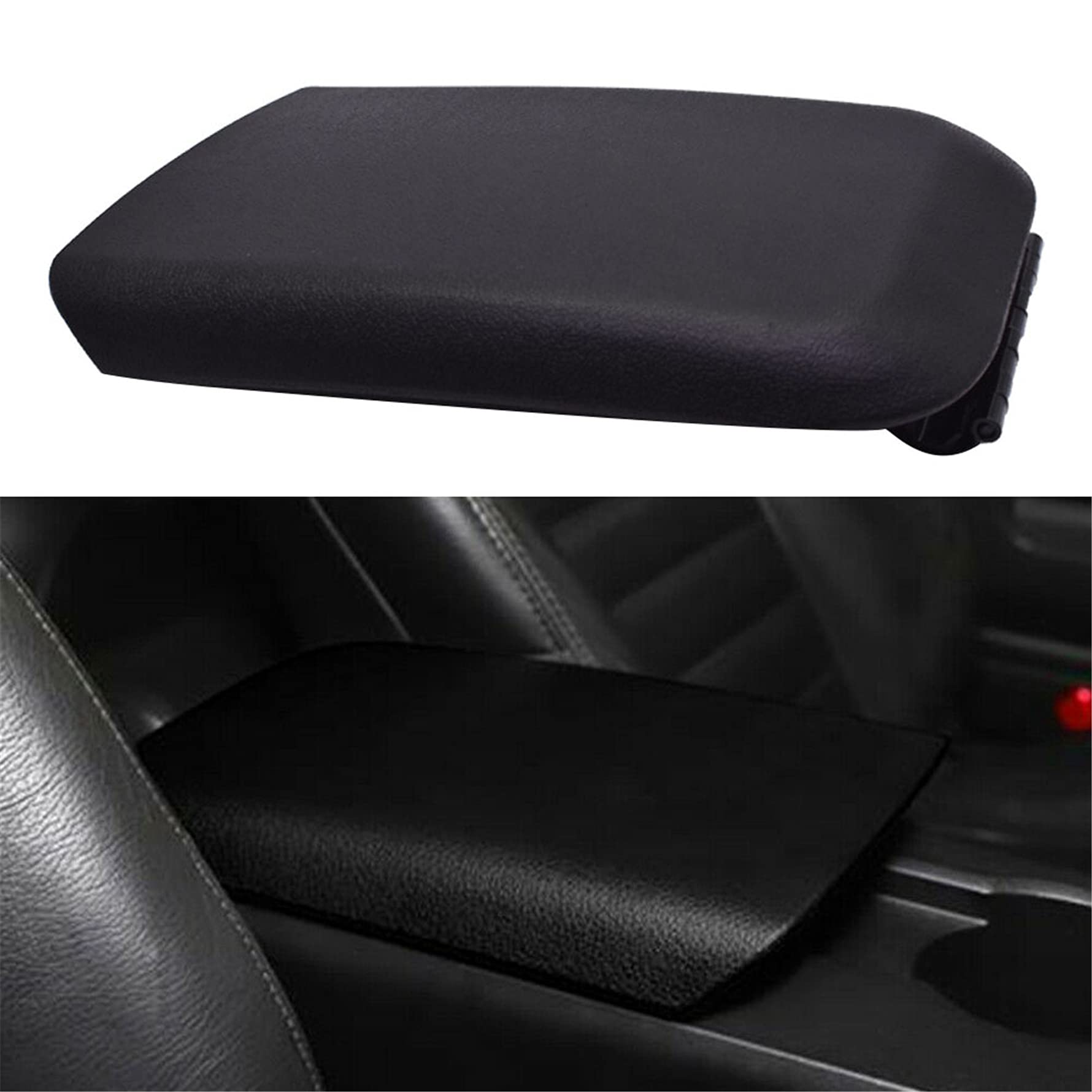 munirater Armrest Center Box Console Lid Top Cover Black Replacement for 2005-2009 Mustang 5R3Z6306024AAC
