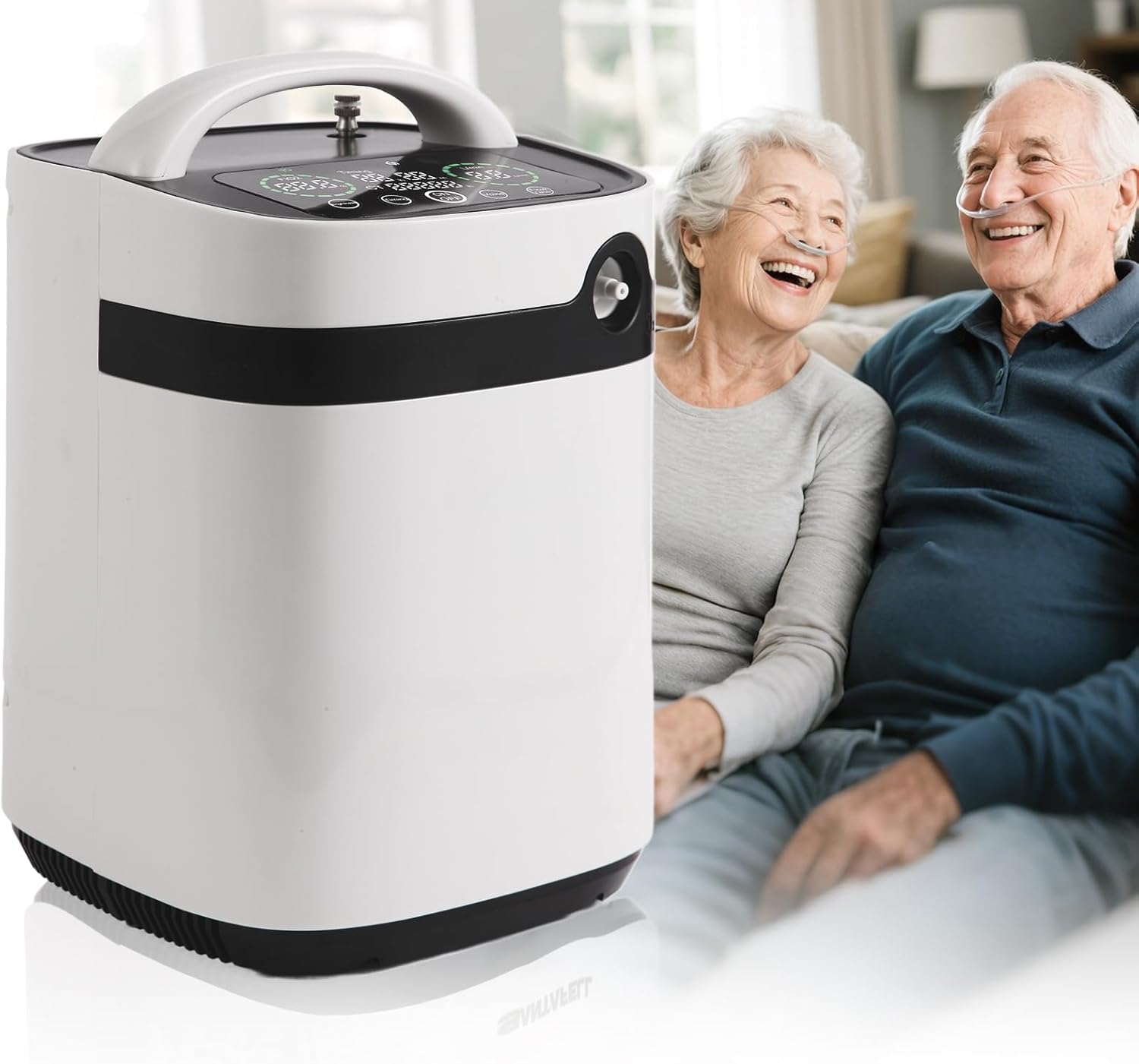 1-9L Low Noise Oxygen Concentrator Machine ROGS- Portable Oxygen Generator - Emergency OTC