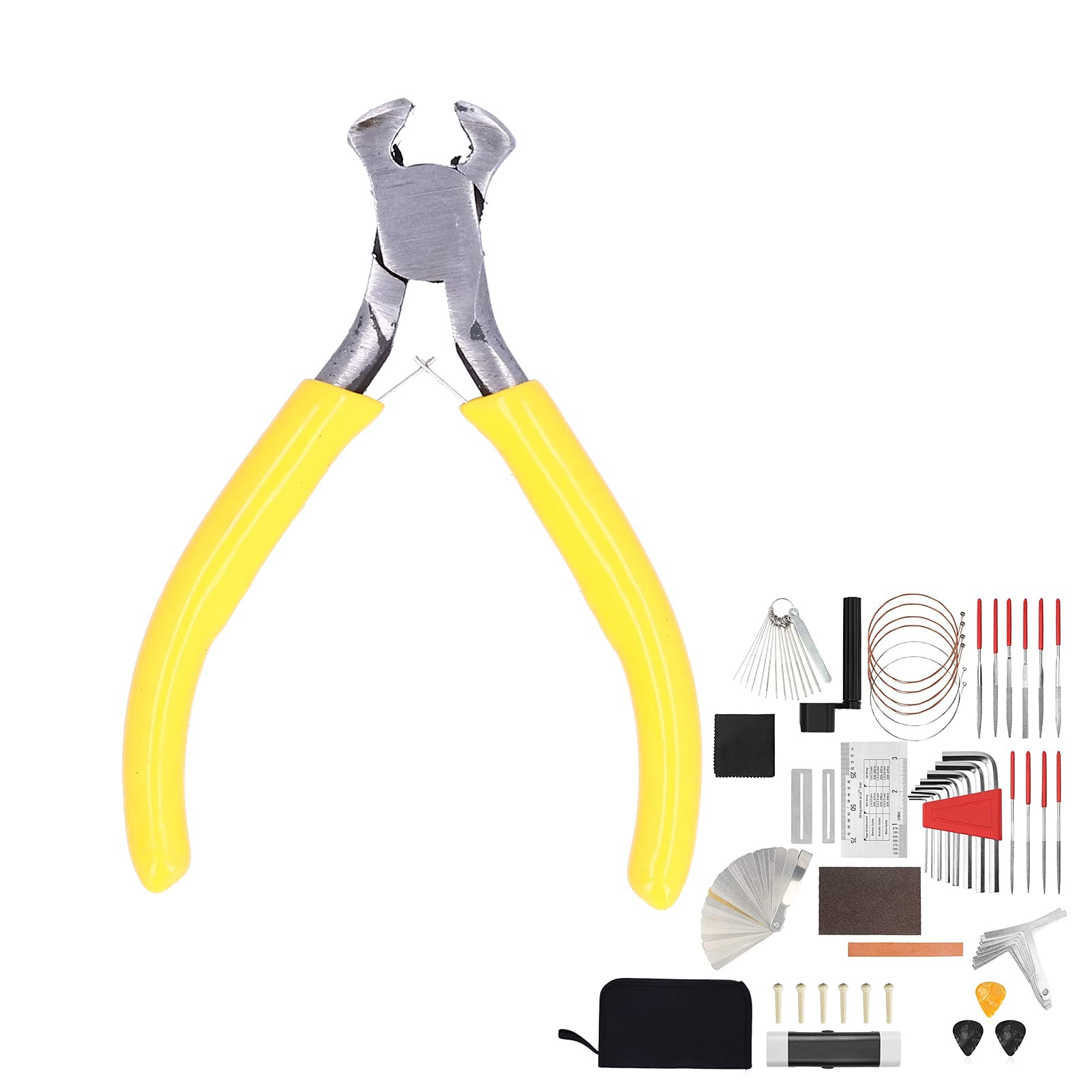 Strumenti di Riparazione per Chitarra Kit di Strumenti per Avvolgitore di Corde per Chitarra Accessori Completi per Chitarra Kit di Riparazione e Manutenzione per Avvolgitore di