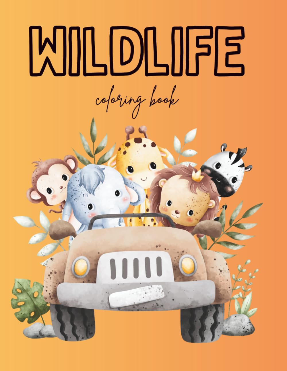 Wildlife Escape: Beautiful Animals to Color for Relaxation: Intricate Animal Illustrations for Mindful Coloring