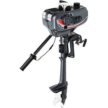 Outboard Motor 2/4-Stroke 3.5-7 HP Outboard Boat Motor Petrol Powered Boat Engines for Boats Weighing 100-200 kg