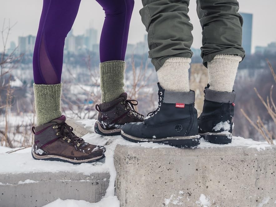 Image of J.B. Field's -40 Below Arctic Trail Thermal Winter Socks for Hiking, Trekking & Outdoor Activity, 85% Preshrunk Wool