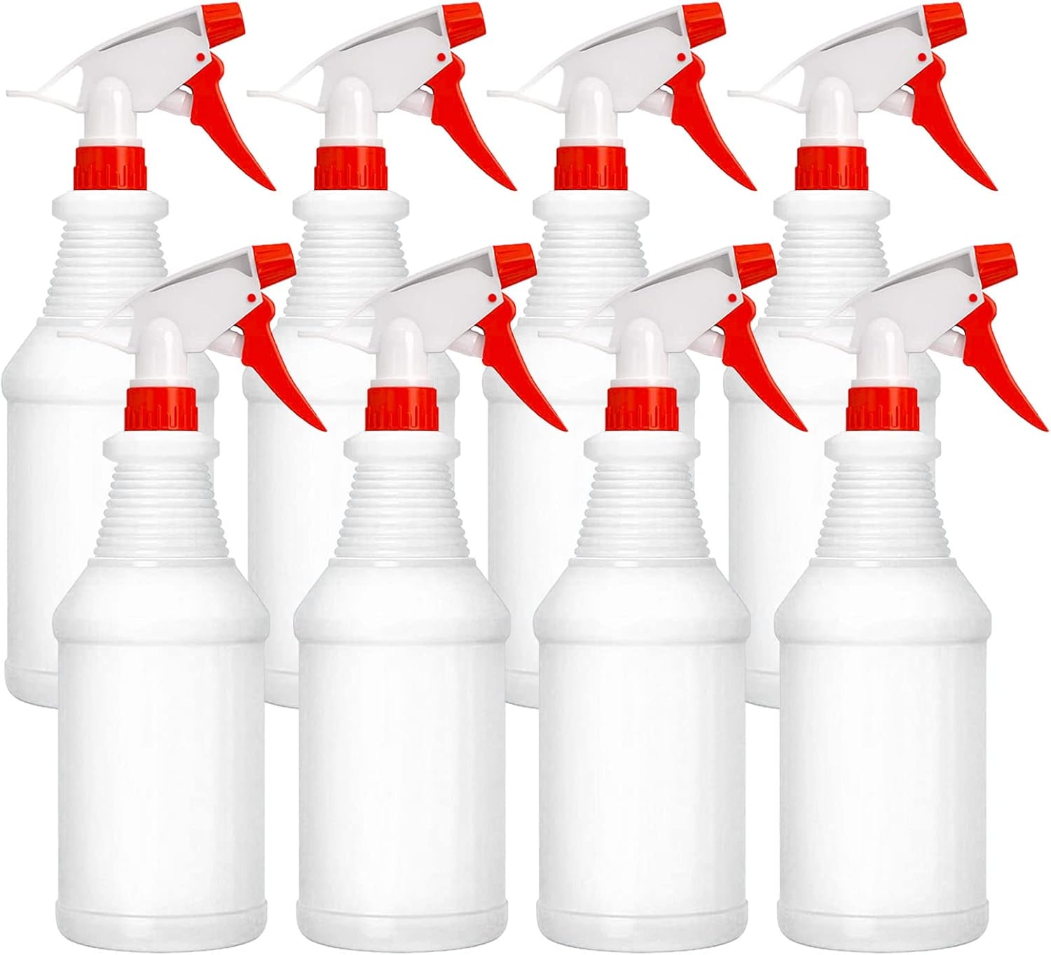 NDSWKR 8 Pack Plastic Spray Bottles with Adjustable Nozzle
