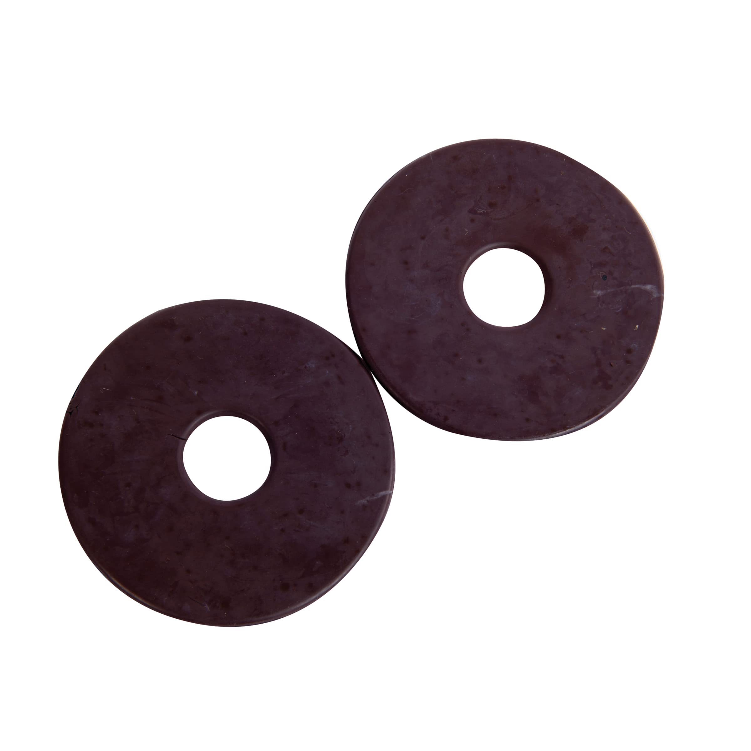 Korsteel Rubber Bit Guards Pair, Brown โ image 1
