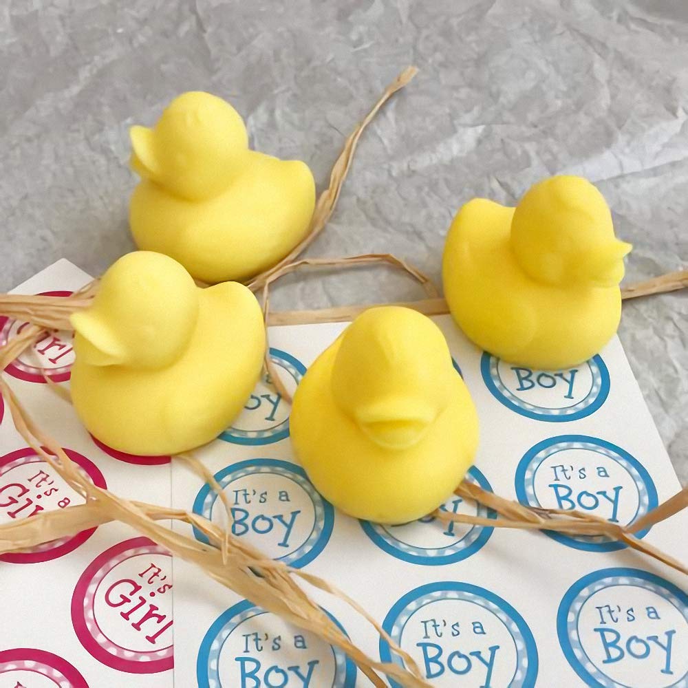 Snapklik.com : 3D Rubber Duck Soap Mold, Yellow Duckie Silicone ...