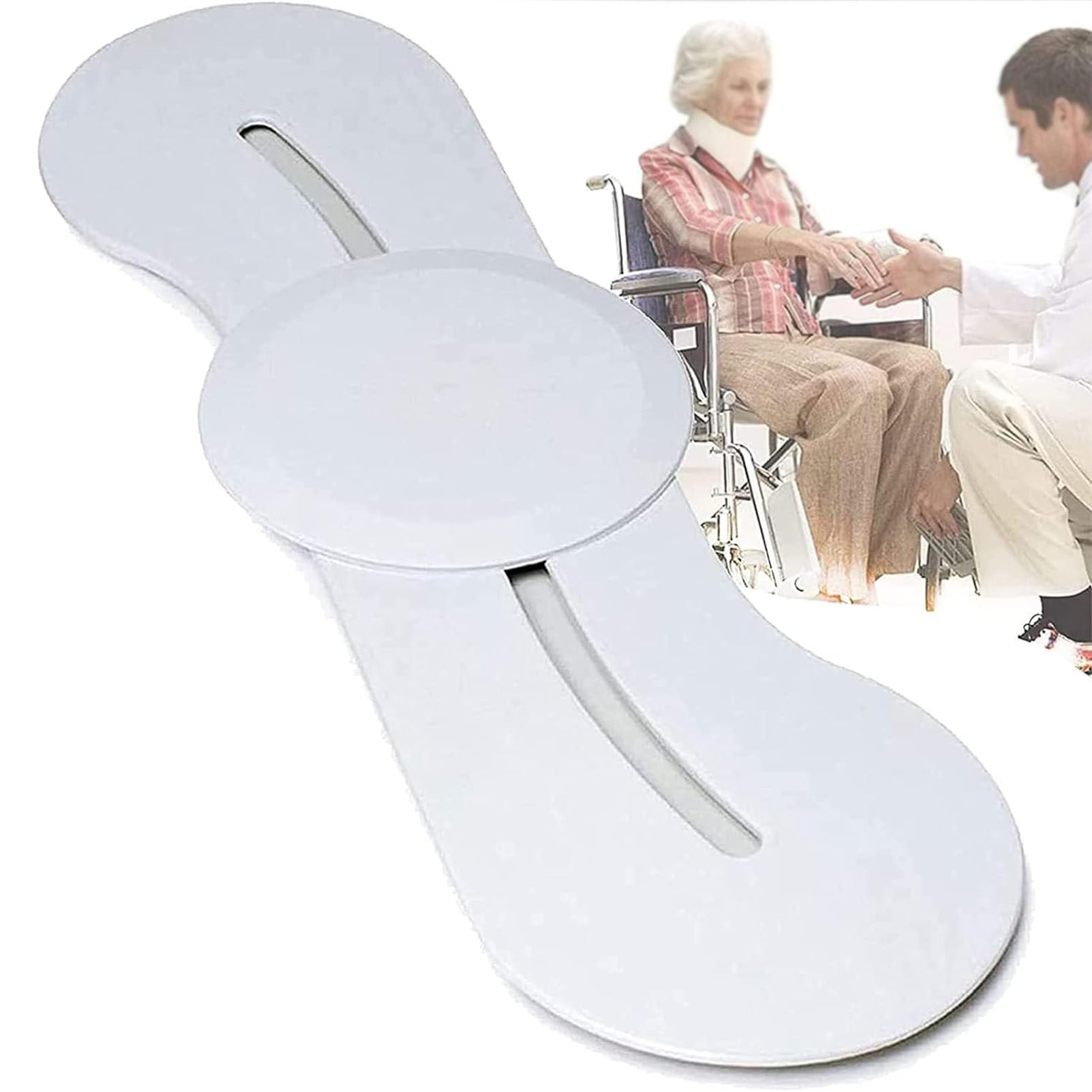 Tabla Deslizante para Silla de Ruedas,Tabla de Transferencia para Usuario de Silla de Ruedas Tabla de Transferencia a Silla de Ruedas, Disco Deslizante, para Adultos Mayores, Baño, Coche
