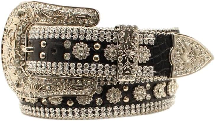 Angel Ranch 1 1/2" Black Ladies' Fashion Belt