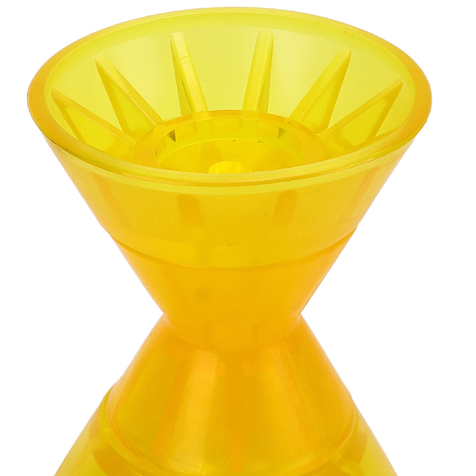 Rodillo en forma de arco marino – Rodillo moldeado de PVC amarillo de 3 piezas para una reducción suave del arrastre, ideal para remolques de barcos, caravanas y yates